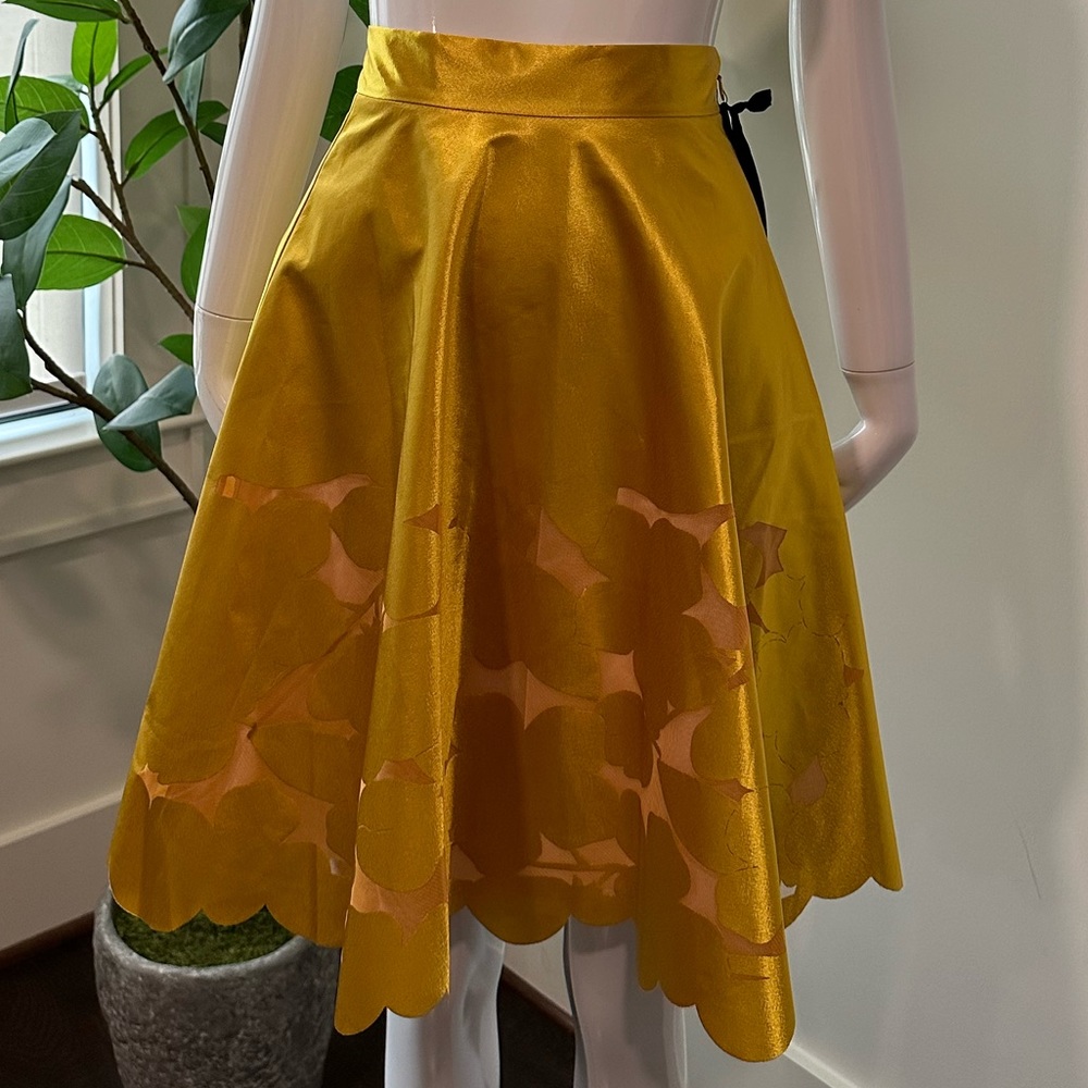 PINKO scalloped skirt